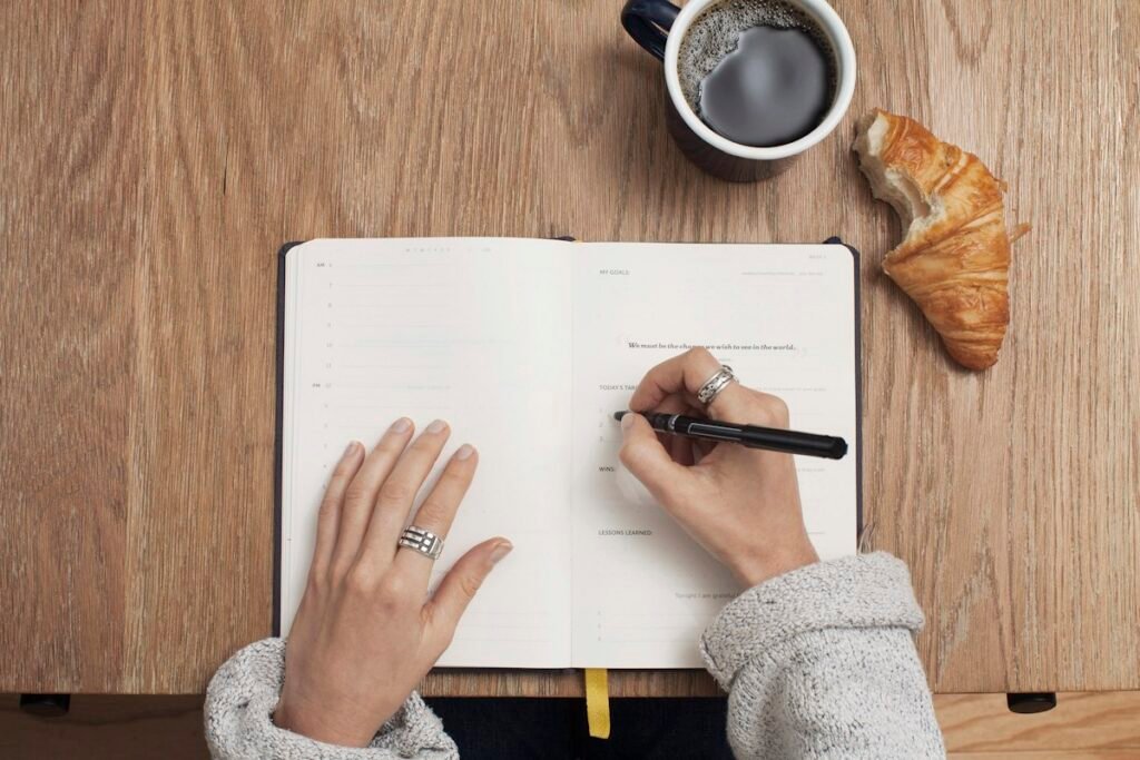 Illustrative stock photo of project binder